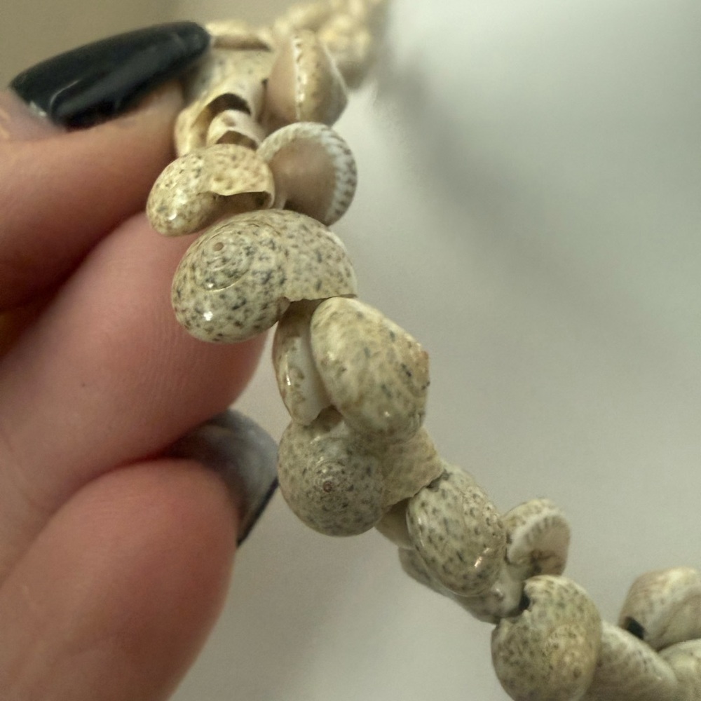 Long Small Seashell Necklace - Picture 5 of 6